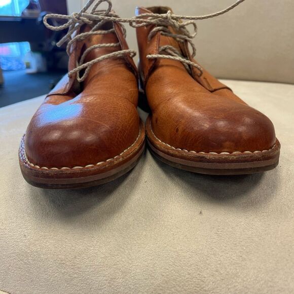 Cole Haan Honey Brown Leather Chukka Boots sz 8 EUC main image 4